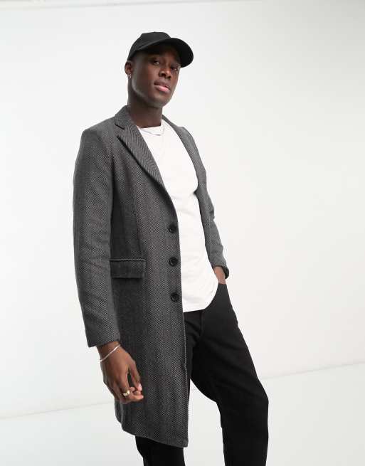 Bolongaro Trevor - Manteau en laine mélangée - Gris anthracite