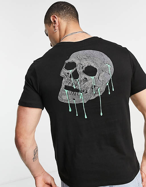 Bolongaro Trevor melting skull T-shirt | ASOS