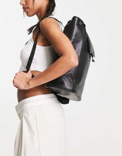 Zign leather online backpack