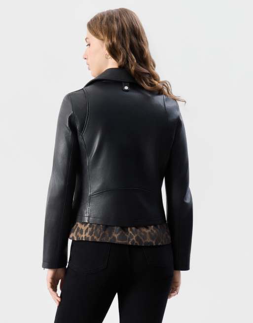 Bolongaro Trevor Molly biker jacket in black, 2 of 5