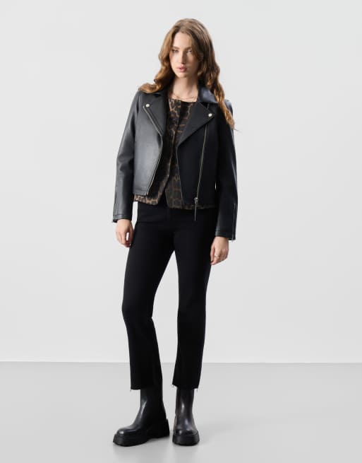 Bolongaro Trevor Molly biker jacket in black, 4 of 5