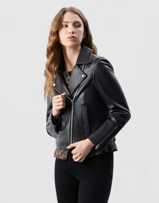 Bolongaro Trevor Molly biker jacket in black, 5 of 5