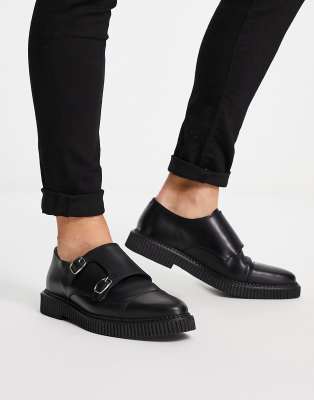 Bolongaro Trevor Monk Shoes With Strap In Black | ModeSens