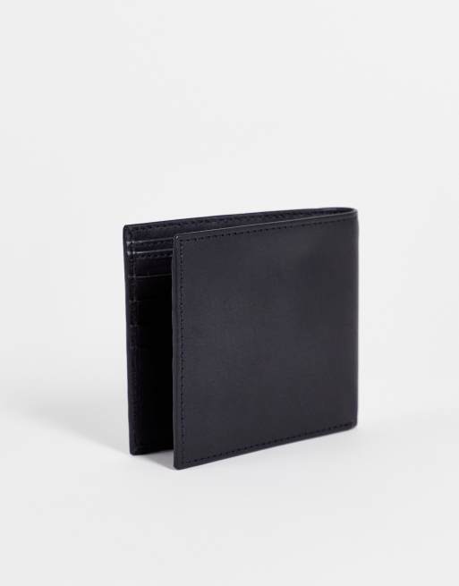 A black leather Behemoth 'Contra' wallet