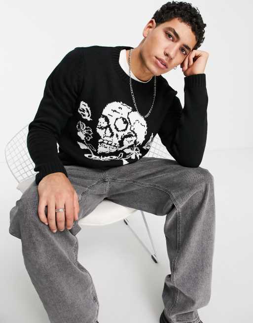 Bolongaro Trevor moth skull sweater