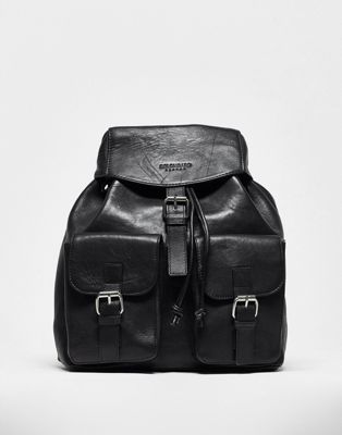 Bolongaro Trevor multi pocket backpack in black