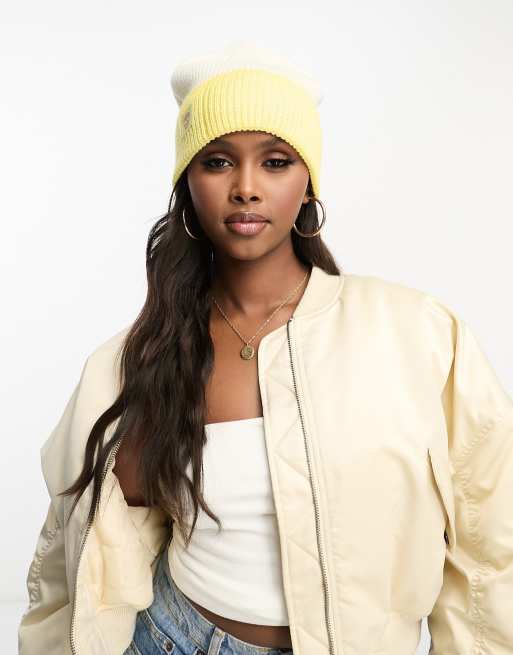 Bolongaro Trevor ombre knitted beanie in butter yellow | ASOS display picture 3