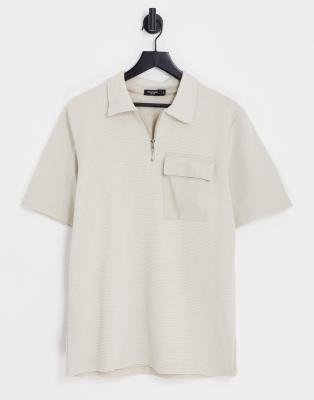 Bolongaro Trevor oversized polo in grey - ASOS Price Checker