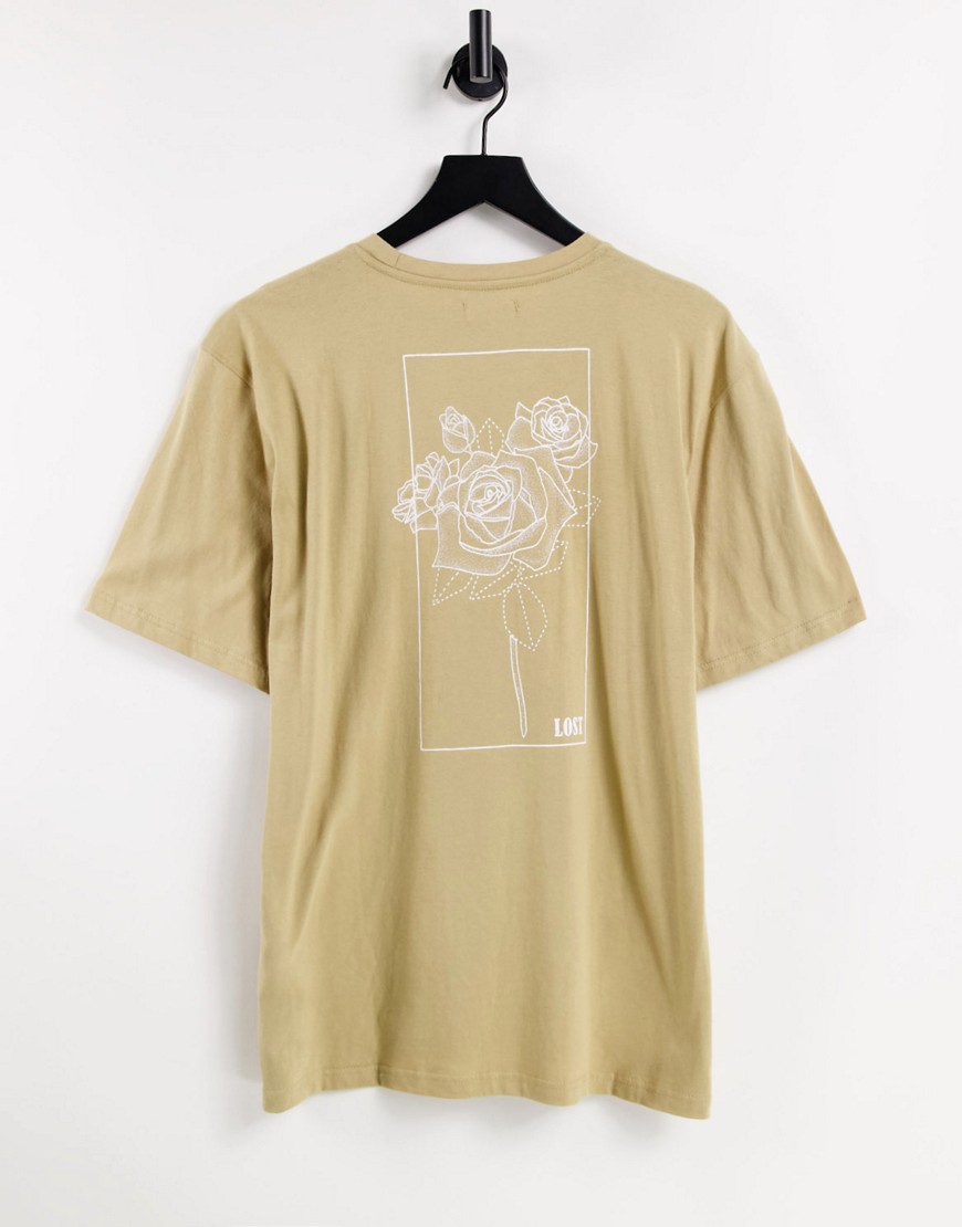 Bolongaro Trevor - Oversized T-shirt med rygprint-Grøn