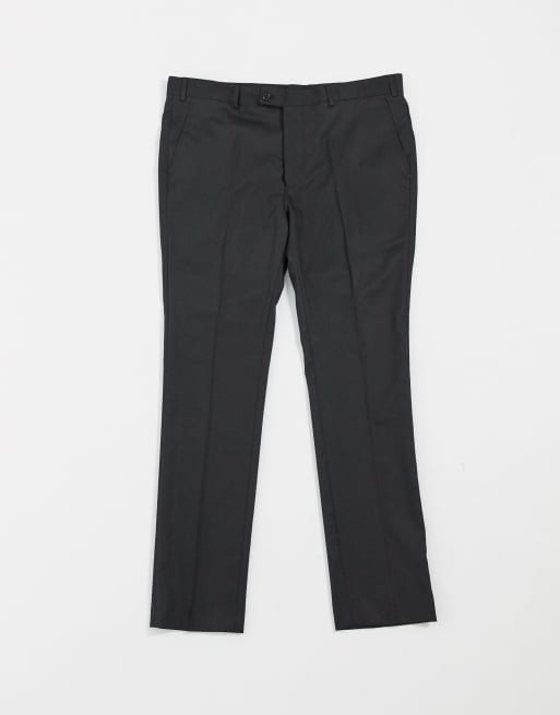 Bolongaro Trevor plain super skinny suit trousers in black