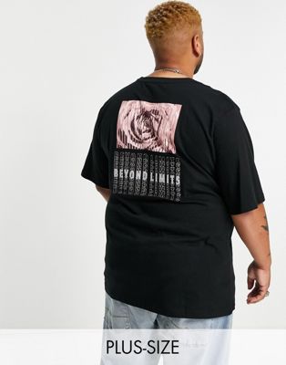 Bolongaro Trevor PLUS beyond limits rose print t-shirt