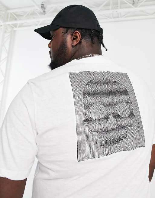 Bolongaro Trevor Plus – Biały T-shirt z motywem czaszki
