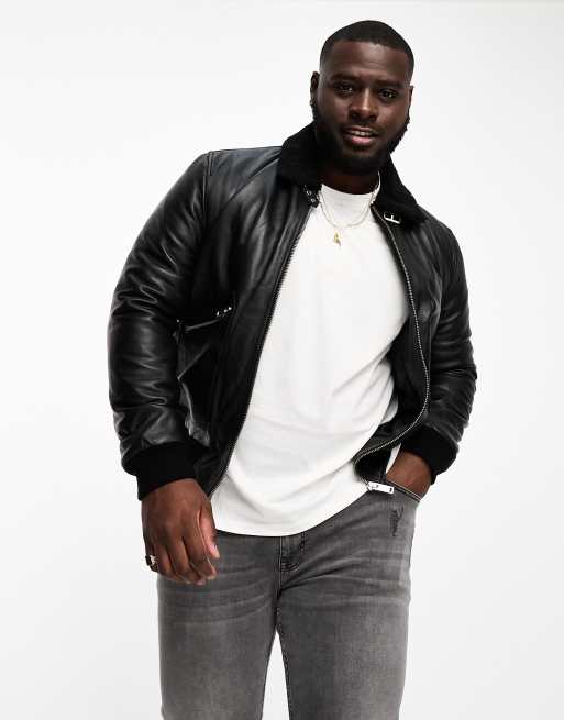 Bolongaro Trevor Plus – Colton – Bomberjacke aus Leder