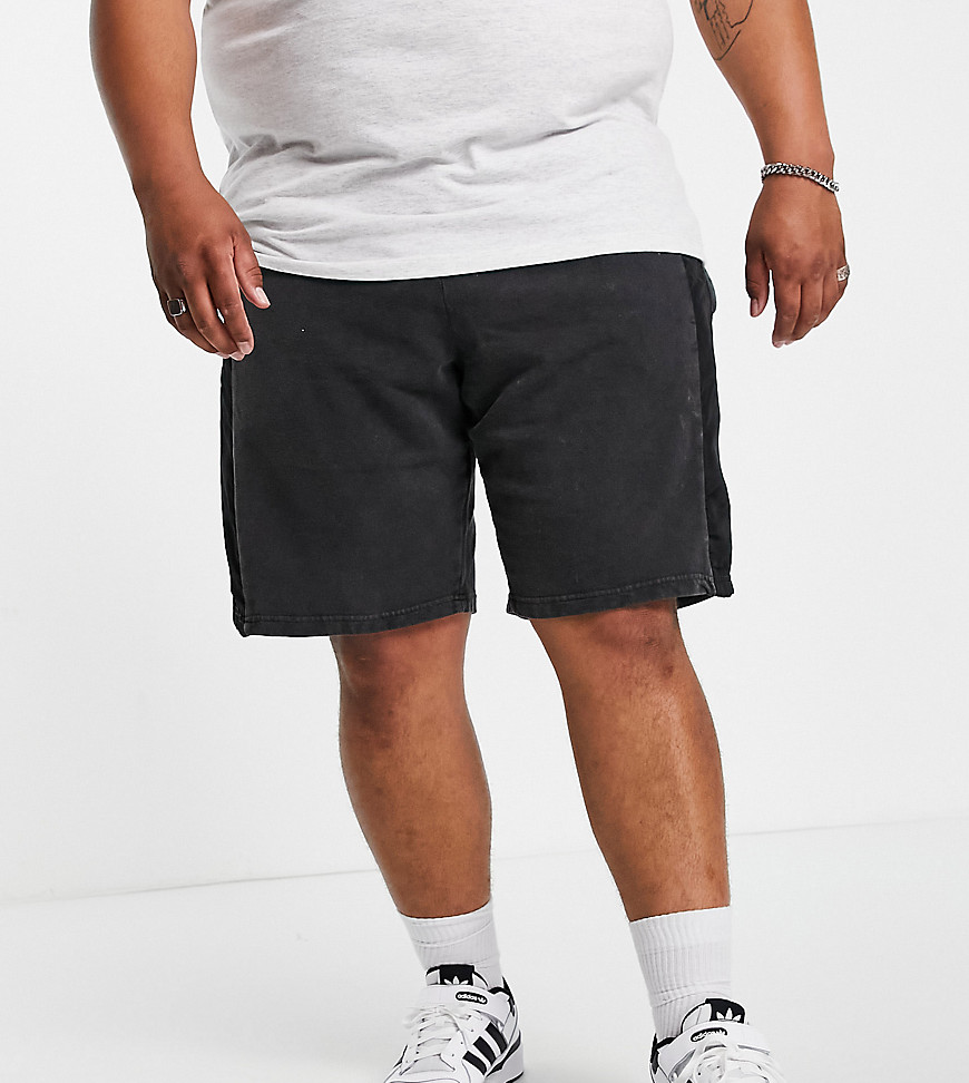 Bolongaro Trevor PLUS ryder nylon panel jersey shorts-Black