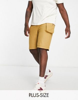 Bolongaro Trevor Plus shorts in sand - ASOS Price Checker