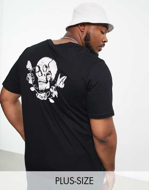 Bolongaro Trevor Plus - T-shirt à motif tête de mort et papillons de nuit