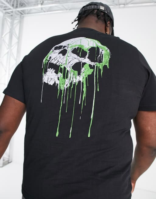 Bolongaro Trevor Plus – T-Shirt in Schwarz mit schmelzendem Print