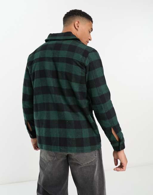 マラソン限定！ポイント5倍 WOOL CHECK SHIRT PURPLE subculture