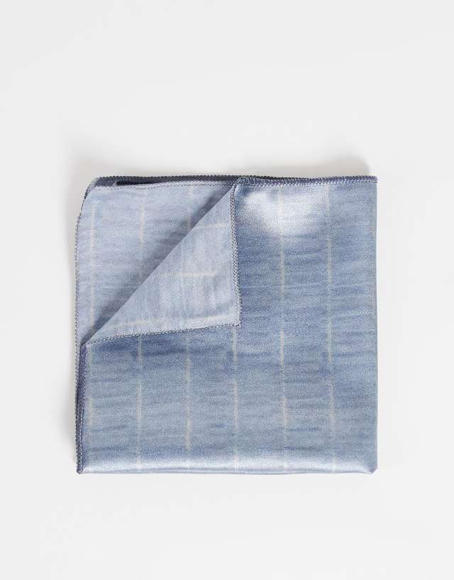 Bolongaro Trevor pocket square in blue