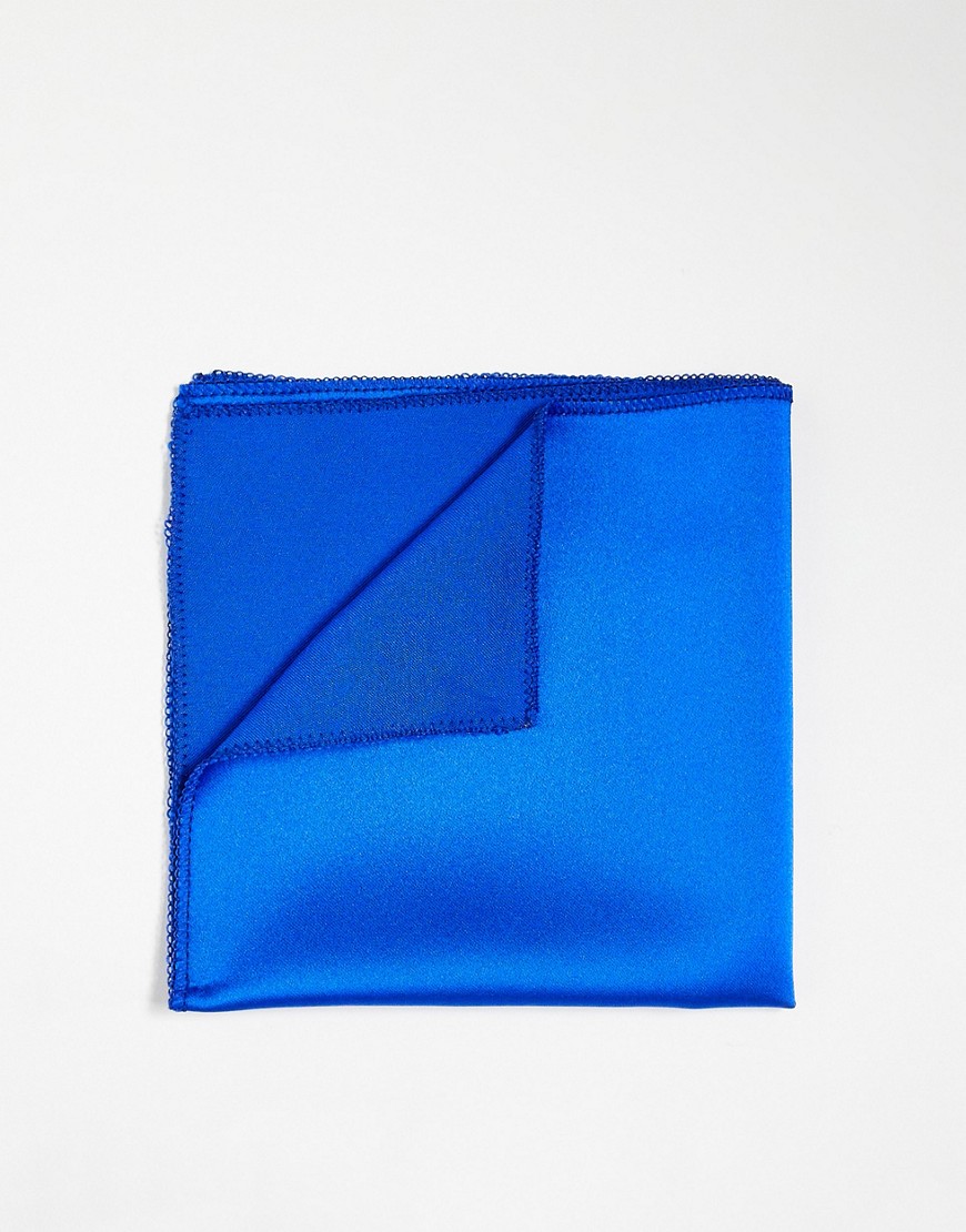 Bolongaro Trevor pocket square in royal blue