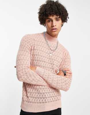 Bolongaro Trevor knitted jumper in pink - ASOS Price Checker