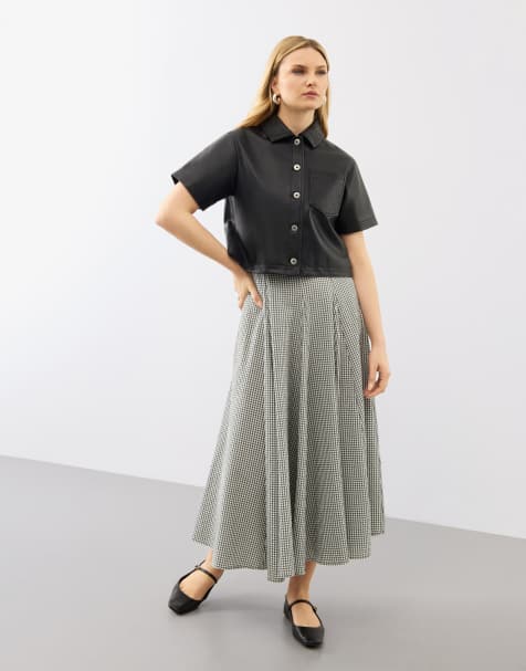 Bolongaro Trevor Real leather agatha shirt in black - view 1