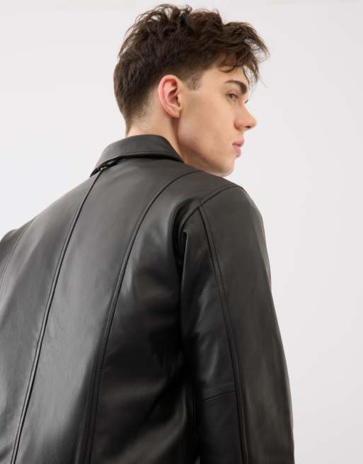 Bolongaro Trevor Real Leather Beckett Jacket in Black, 2 of 4