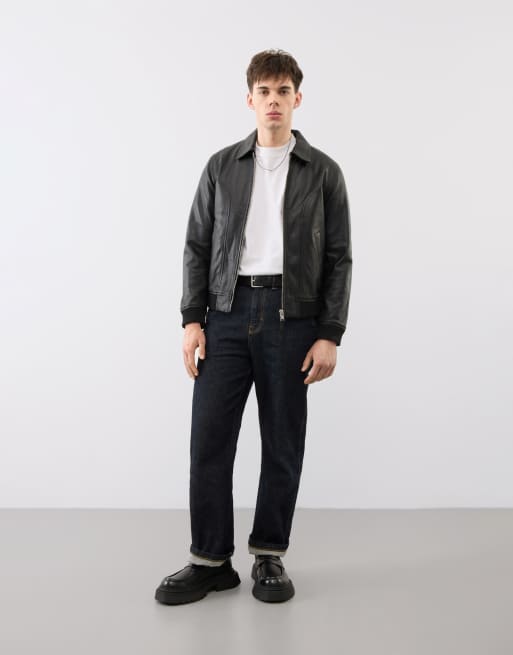 Bolongaro Trevor Real Leather Beckett Jacket in Black, 4 of 4