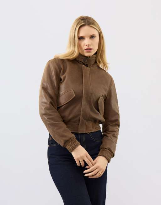 Bolongaro Trevor Real leather kori jacket in brown, 3 of 4