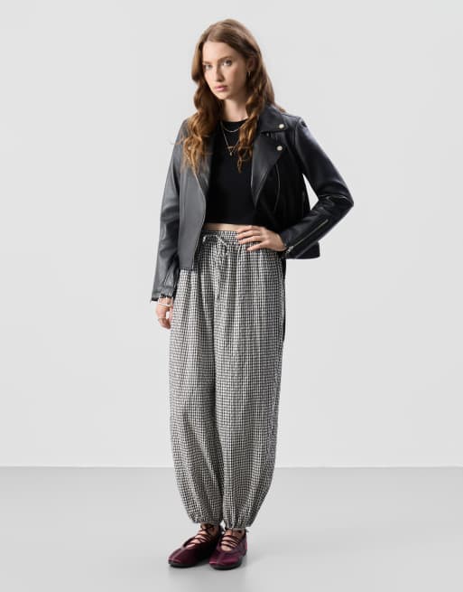 Bolongaro Trevor Real leather sansa biker jacket in black, 4 of 5