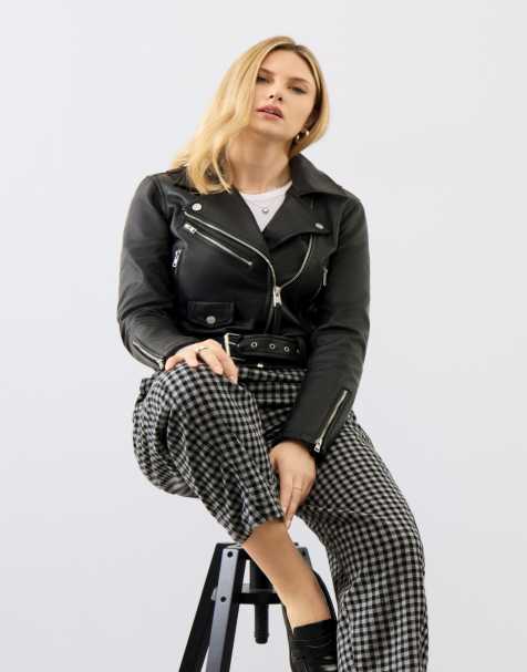 Bolongaro Trevor Real leather sarah biker in black - view 1