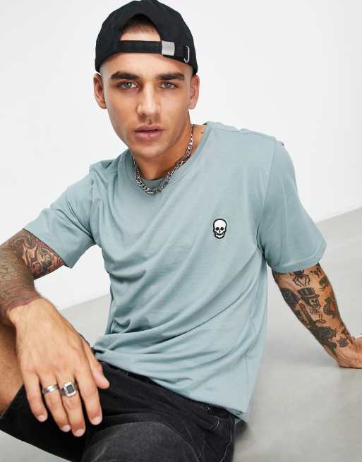 Bolongaro Trevor relaxed fit t-shirt in cornflower blue | ASOS