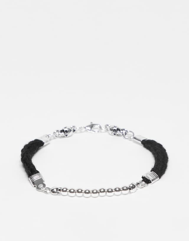 Bolongaro Trevor rope bracelet in silver