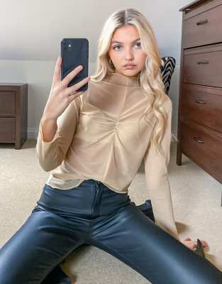 sheer stretch top