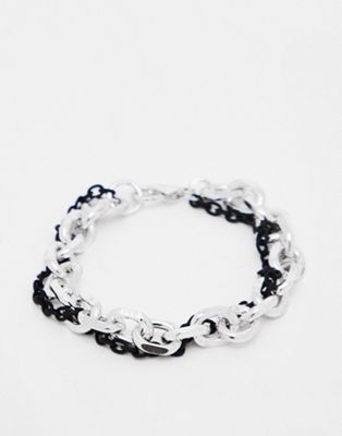 Bolongaro Trevor silver chunky bracelet - Click1Get2 Black Friday