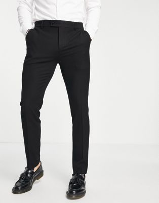Bolongaro Trevor skinny fit seersucker cropped suit trousers