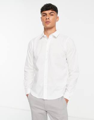 Bolongaro Trevor Slim Fit Classic Shirt-white