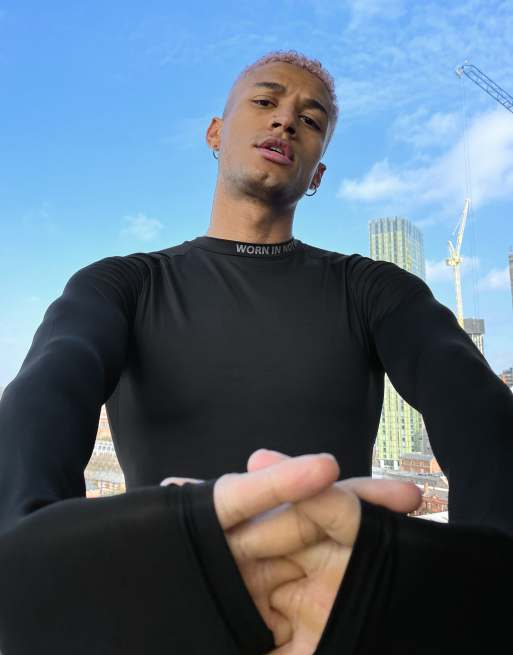 Bolongaro Trevor Sport Delano base layer long sleeve top with black mesh inserts