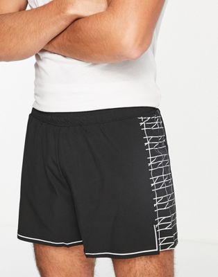 Bolongaro Trevor Sport norco geo shorts with relfective print