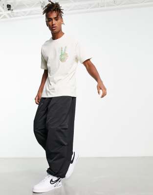 Sport - T-shirt oversize con stampa color pietra-Neutro - Bolongaro Trevor T-shirt donna  - immagine3