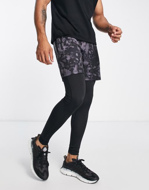 Bolongaro Trevor Sports 2 in 1 tights & shorts in black | ASOS