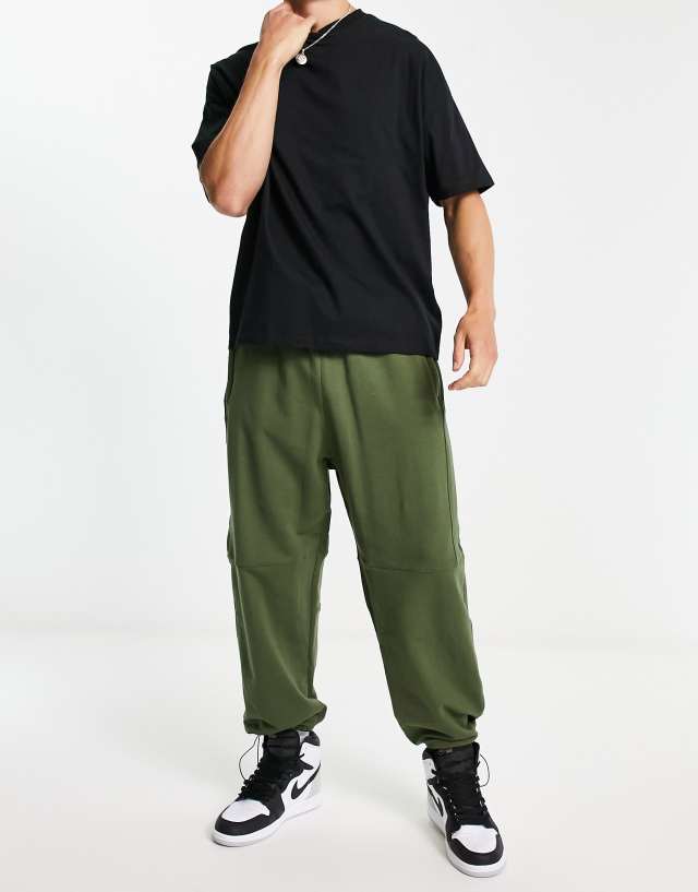 Bolongaro Trevor Sports cropped sweatpants in khaki