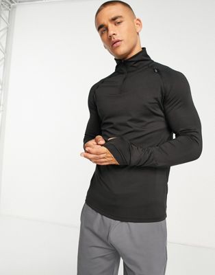 Bolongaro Trevor Sports high neck training top in black - Click1Get2 Promotions