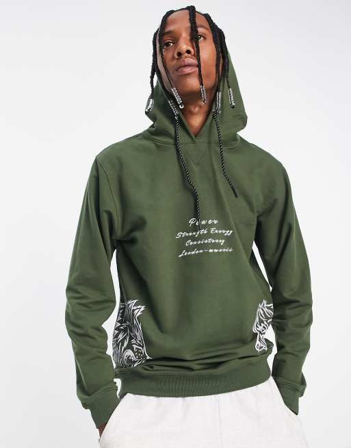 Bolongaro Trevor Sports - Oversized hættetrøje i grøn