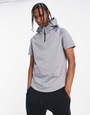 Bolongaro Trevor Sports performance hoodie in grey - ASOS Price Checker