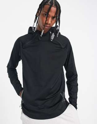 Bolongaro Trevor Sports performance hoodie in black - ASOS Price Checker