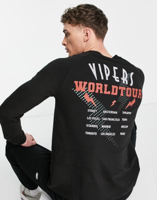 Bolongaro Trevor Sport Bolongaro Trevor Sports sweatshirt with back print in black