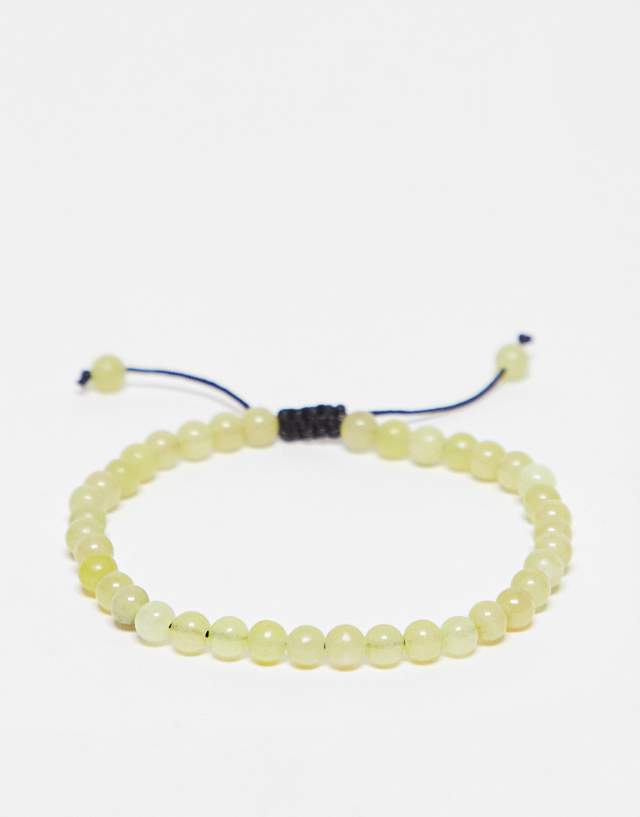 Bolongaro Trevor stone beaded bracelet in yellow