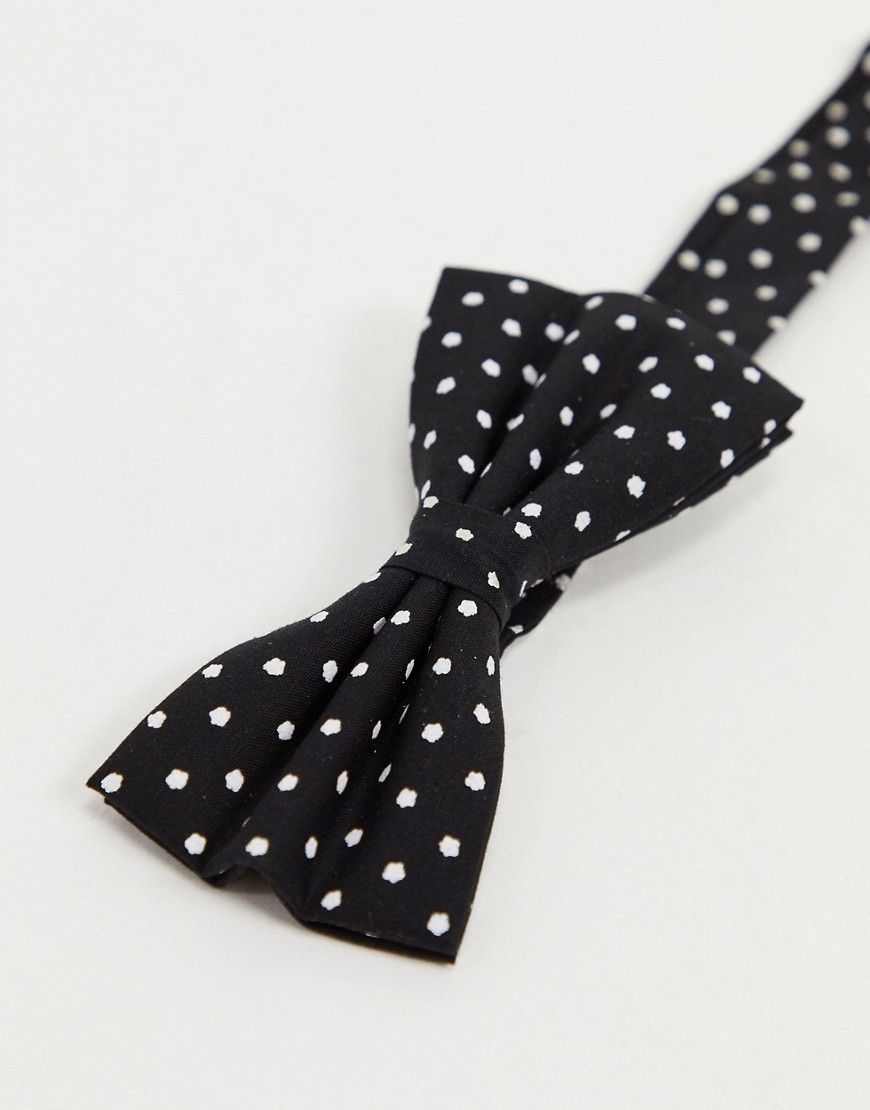 Bolongaro Trevor studded bow tie-Black