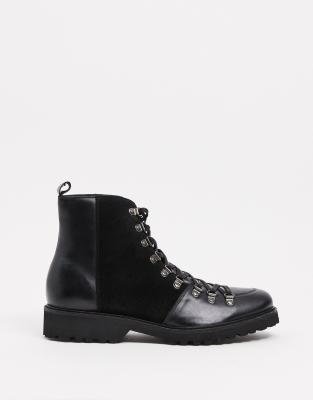 trevor boots in ivory leather